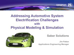 Saber Solutions for Automotive