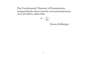 The Fundamental Theorem of Enumeration, independently