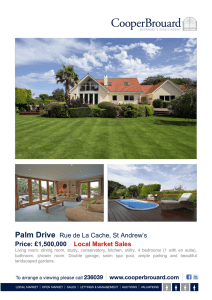 Palm Drive Rue de La Cache, St Andrew`s Price: £1,500,000 Local