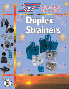 Catalog Duplex Strainers Nov02