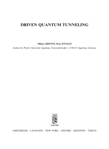 driven quantum tunneling