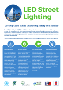 LED Street Lighting - En.lighten Initiative