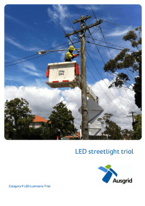 LED streetlight trial