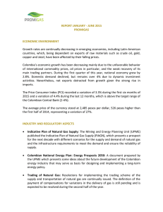 REPORT JANUARY - JUNE 2015 PROMIGAS ECONOMIC