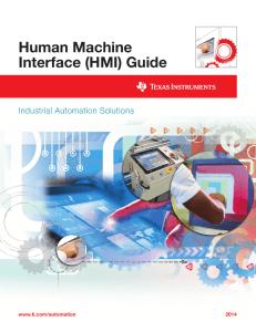 Human Machine Interface (HMI) Solution Guide (Rev. A)