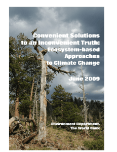 Convenient Solutions to an Inconvenient Truth