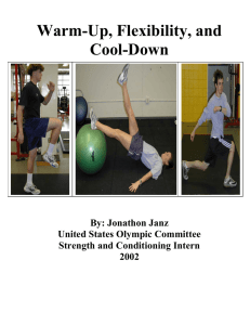 USOC Warm-up, Stabilization and Core Training