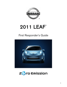 2011 Nissan LEAF | First Responder`s Guide | Nissan USA