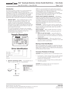 Drive Identification Sample Nameplate