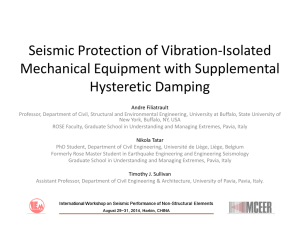 Seismic Protection of Vibration-Isolated Mechanical Equipment with