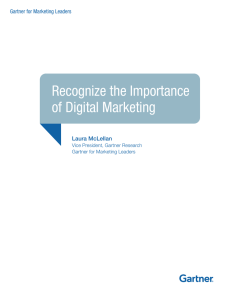 Recognize the Importance of Digital Marketing