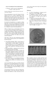 Large Area Etching for Porous Semiconductors J. Carstensen, J