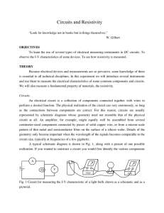 Circuits and Resistivity