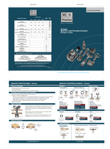 Captive Screws - Electronic Fasteners