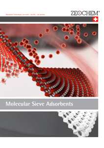 Molecular Sieve Adsorbents