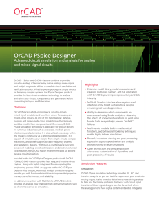 OrCAD PSpice Designer