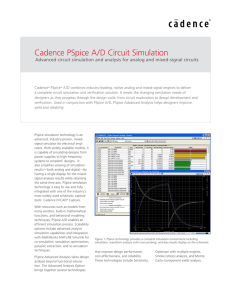 Cadence PSpice A/D Circuit Simulation - Ema