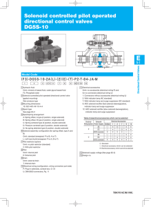 Solenoid controlled pilot operated directional control valves DG5S-10