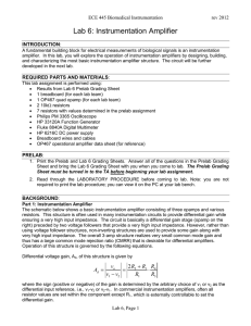 Lab 4: Prelab