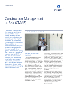 Construction Management at Risk
