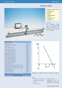 Electricity Wheatstone Bridge