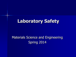 Laboratory Safety - Clemson University