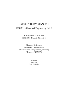 laboratory manual - Clemson University