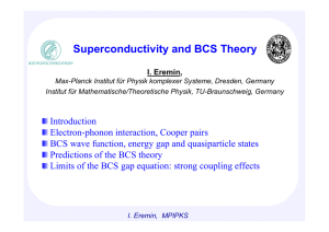 Superconductivity and BCS Theory
