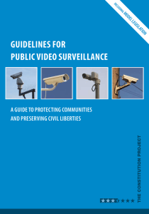 Guidelines for Public Video Surveillance