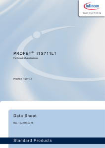 Standard Products Data Sheet PROFET® ITS711L1