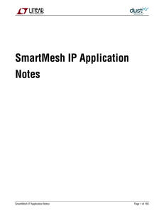 SmartMesh IP Application Notes