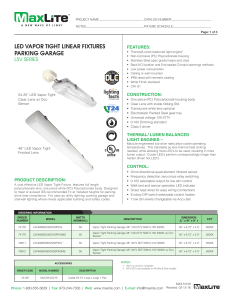 LED Vapor Tight Garage