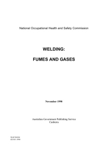 welding: fumes and gases