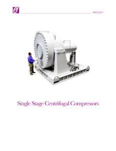 Single Stage Centrifugal Compressors