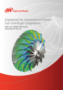 Engineered Air, Industrial and Process Gas Centrifugal Compressors