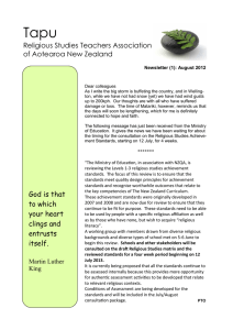 Religious Studies Teachers Association of Aotearoa New Zealand
