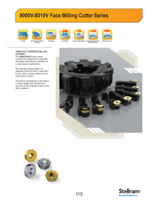 8000V-8010V Face Milling Cutter Series