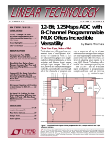 Dec 2001 12-Bit, 1.25Msps ADC with 8