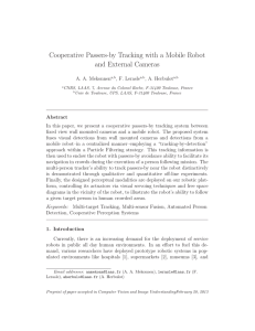 Cooperative Passers-by Tracking with a Mobile Robot and