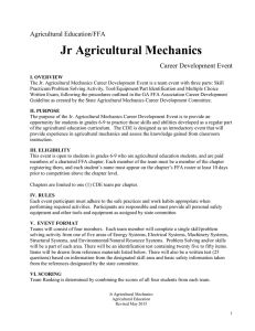 Jr Agricultural Mechanics