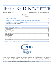 April 2015 - IEEE Council on RFID