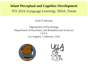 Infant Perceptual and Cognitive Development TEX 2016 (Language