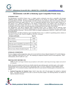 BCA Protein Assay Reducing Agent Compatible, The