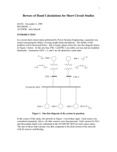 Beware of Hand Calculations for Short Circuit