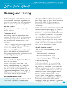 Hearing and Testing - Intermountain Healthcare