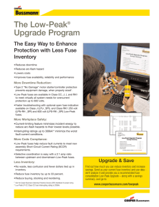 The Low-Peak® Upgrade Program