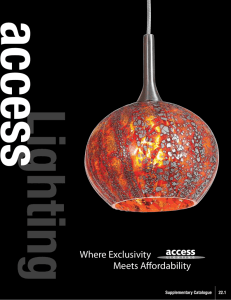 Access Lighting 2011 Supplement