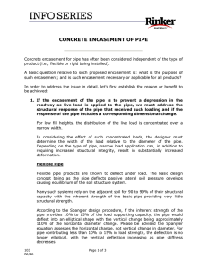 concrete encasement of pipe