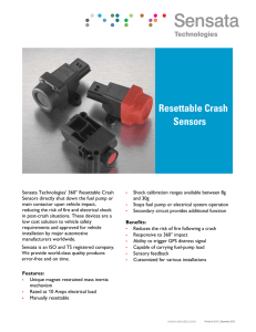 Resettable Crash Sensors