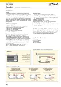 Technical Manual for LPG detector 230V grey